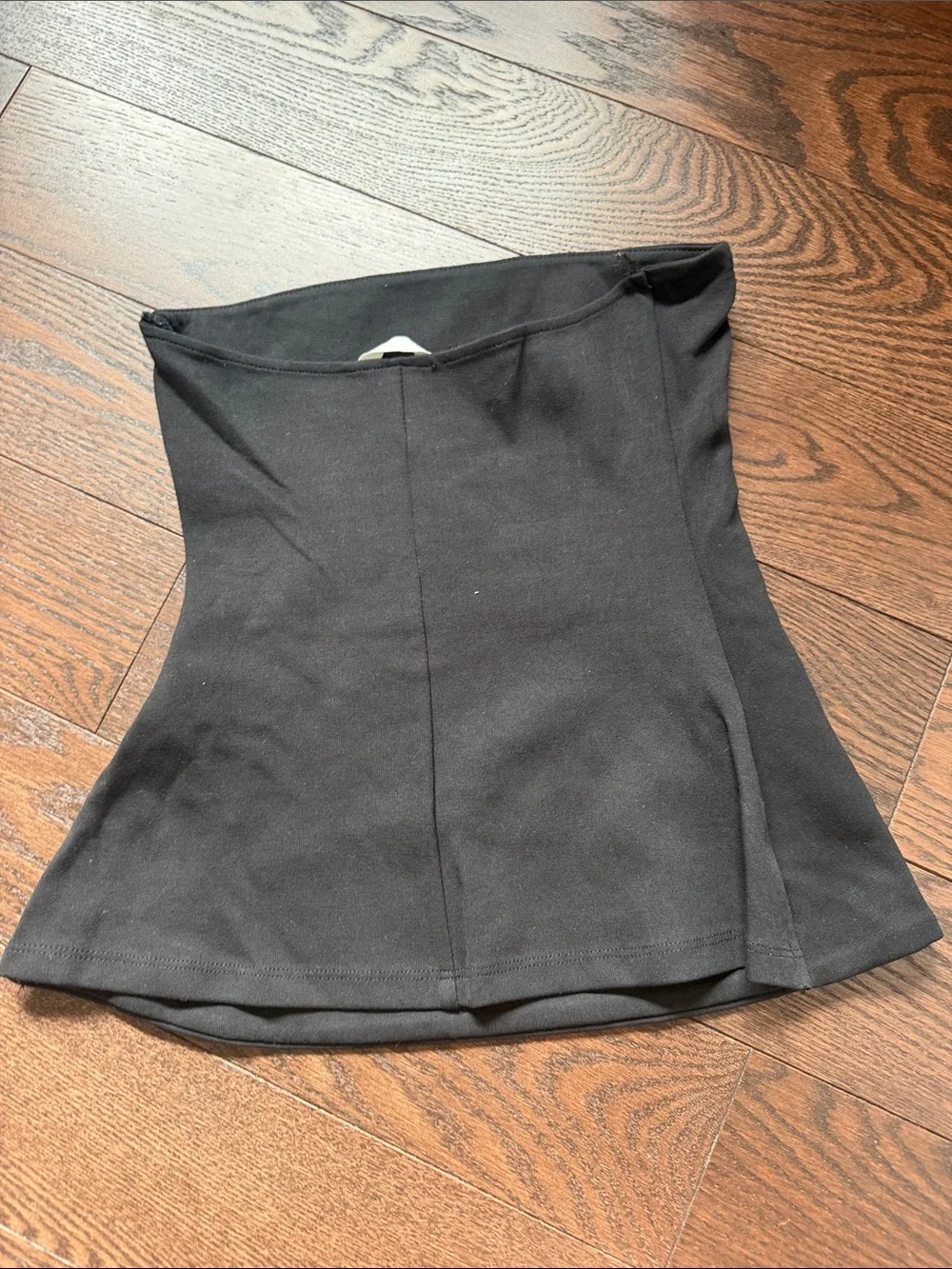 Black Strapless Tube Top